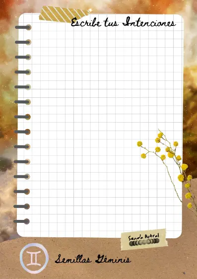 Semillas e Intenciones Géminis
